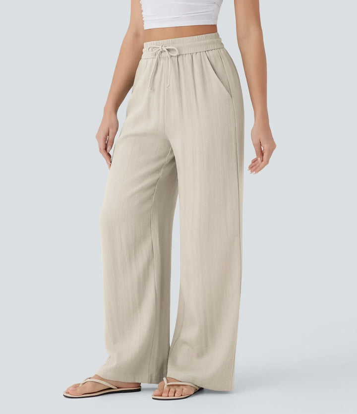 Lisa | Pantalon en Lin Confortable et Aéré avec Jambes Élégantes | 1+1 Gratuit