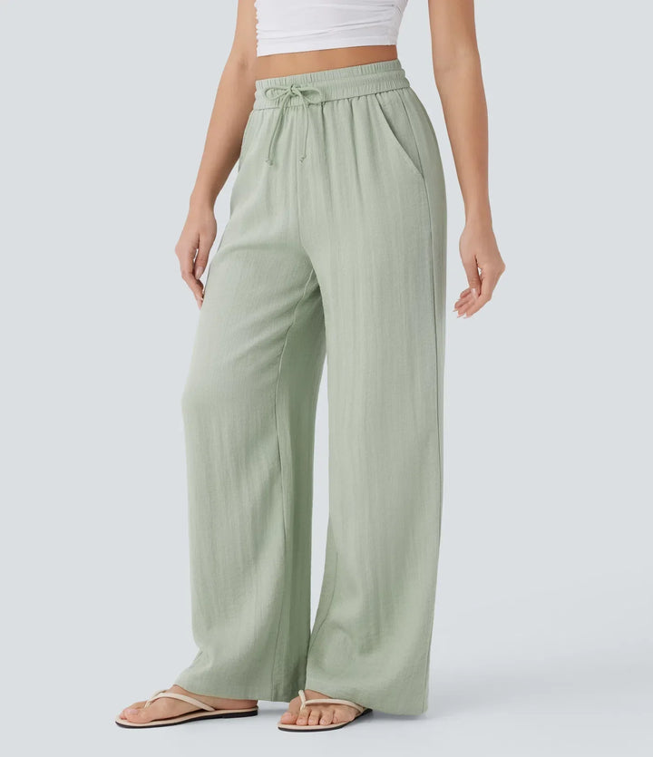 Lisa | Pantalon en Lin Confortable et Aéré avec Jambes Élégantes | 1+1 Gratuit