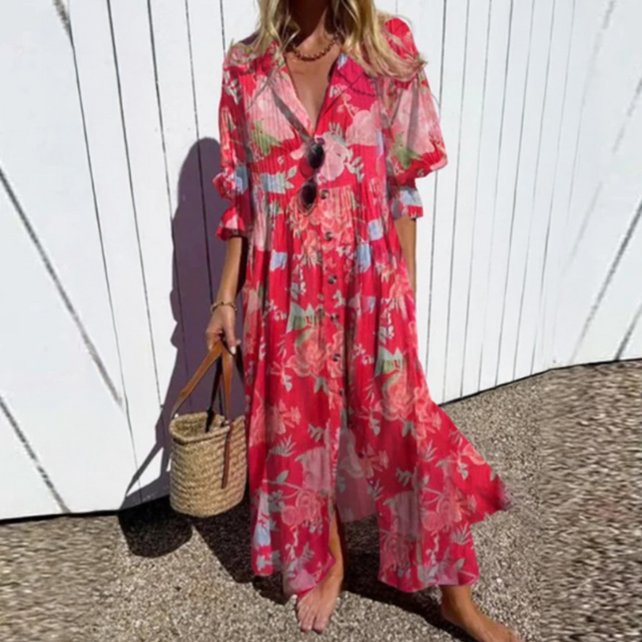 Lily | Robe Maxi Éclatante