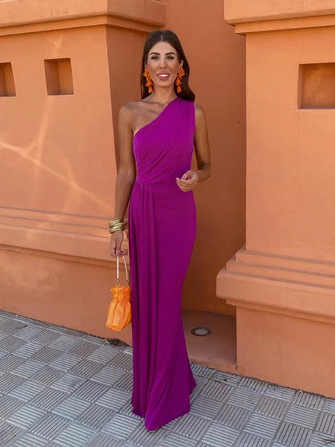 Lia™ | Asymmetrische Maxi Jurk