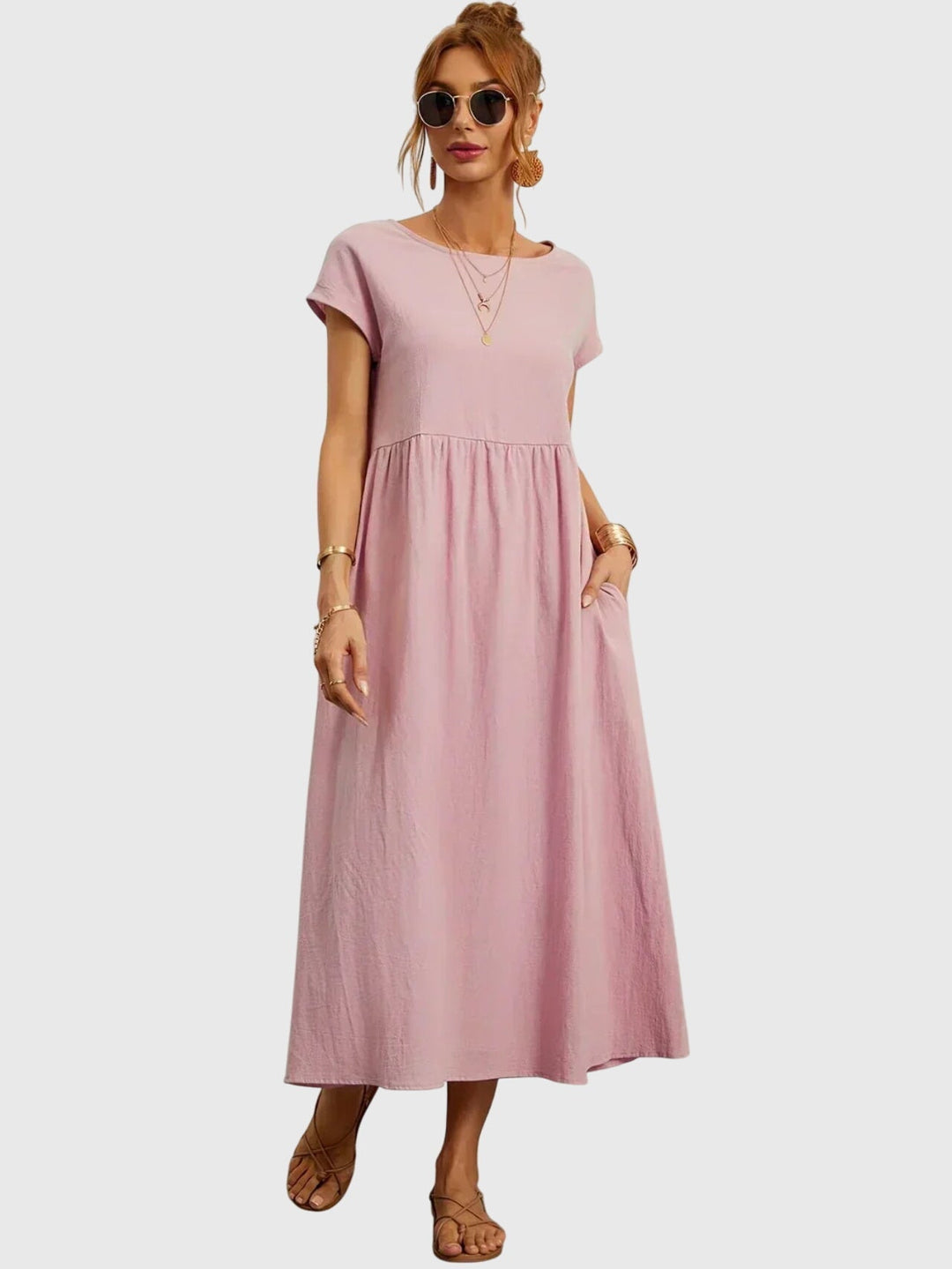 Giselle™ - Robe Décontractée avec Poches