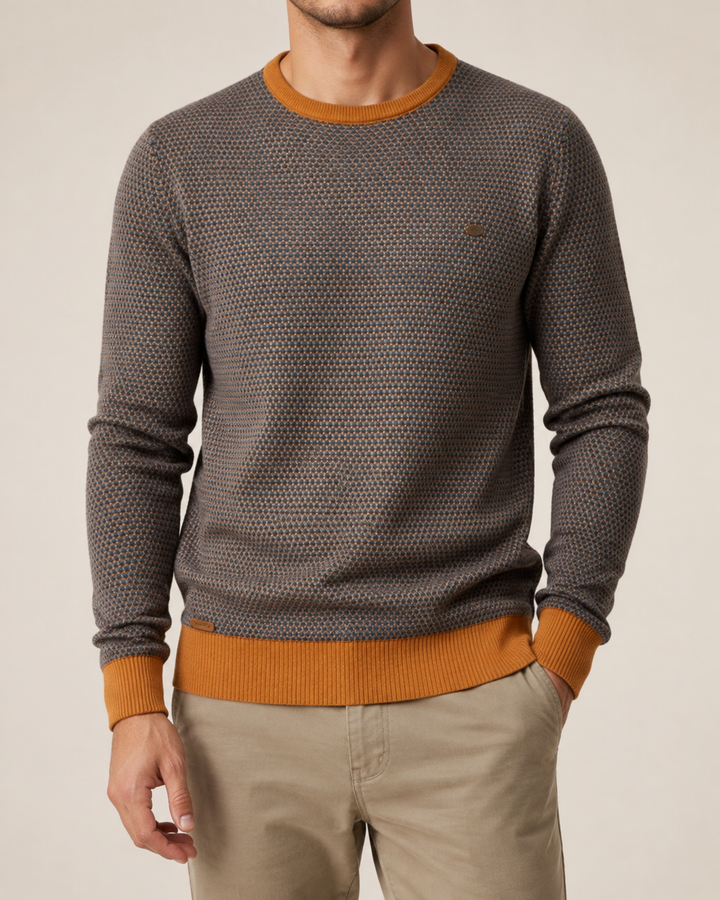 Pull Homme Col Rond Manches Longues Coupe Droite – Jules