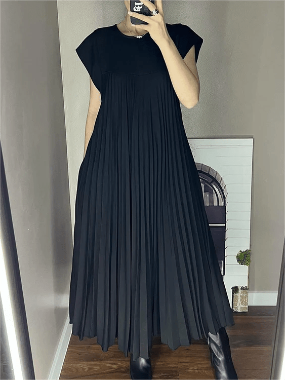 Sandra | Vouw Elegante Jurk