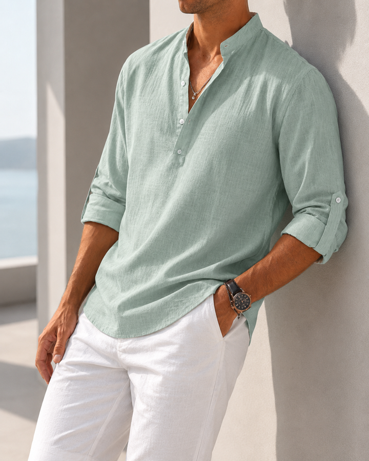 Chemise pour homme décontractée | Été, bureau et quotidien