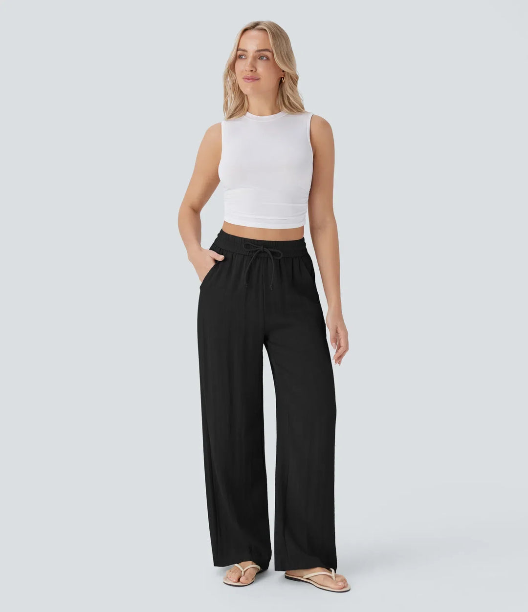 Lisa | Pantalon en Lin Confortable et Aéré avec Jambes Élégantes | 1+1 Gratuit