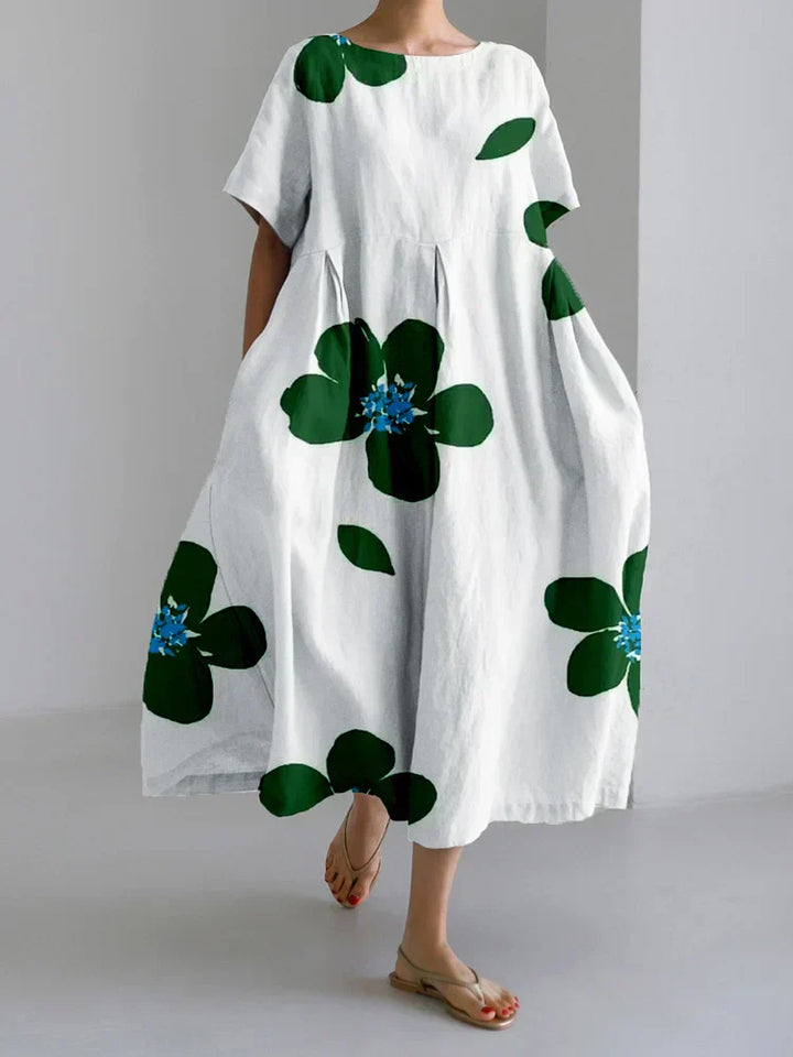 Caterina – Robe Vive en Viscose d’Été