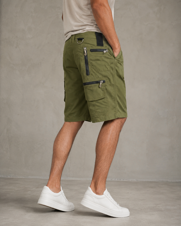 Short décontracté pour hommes | coupe souple poches latérales