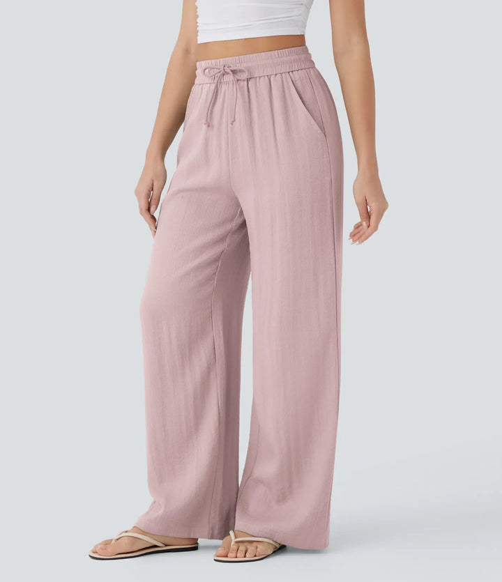 Lisa | Pantalon en Lin Confortable et Aéré avec Jambes Élégantes | 1+1 Gratuit