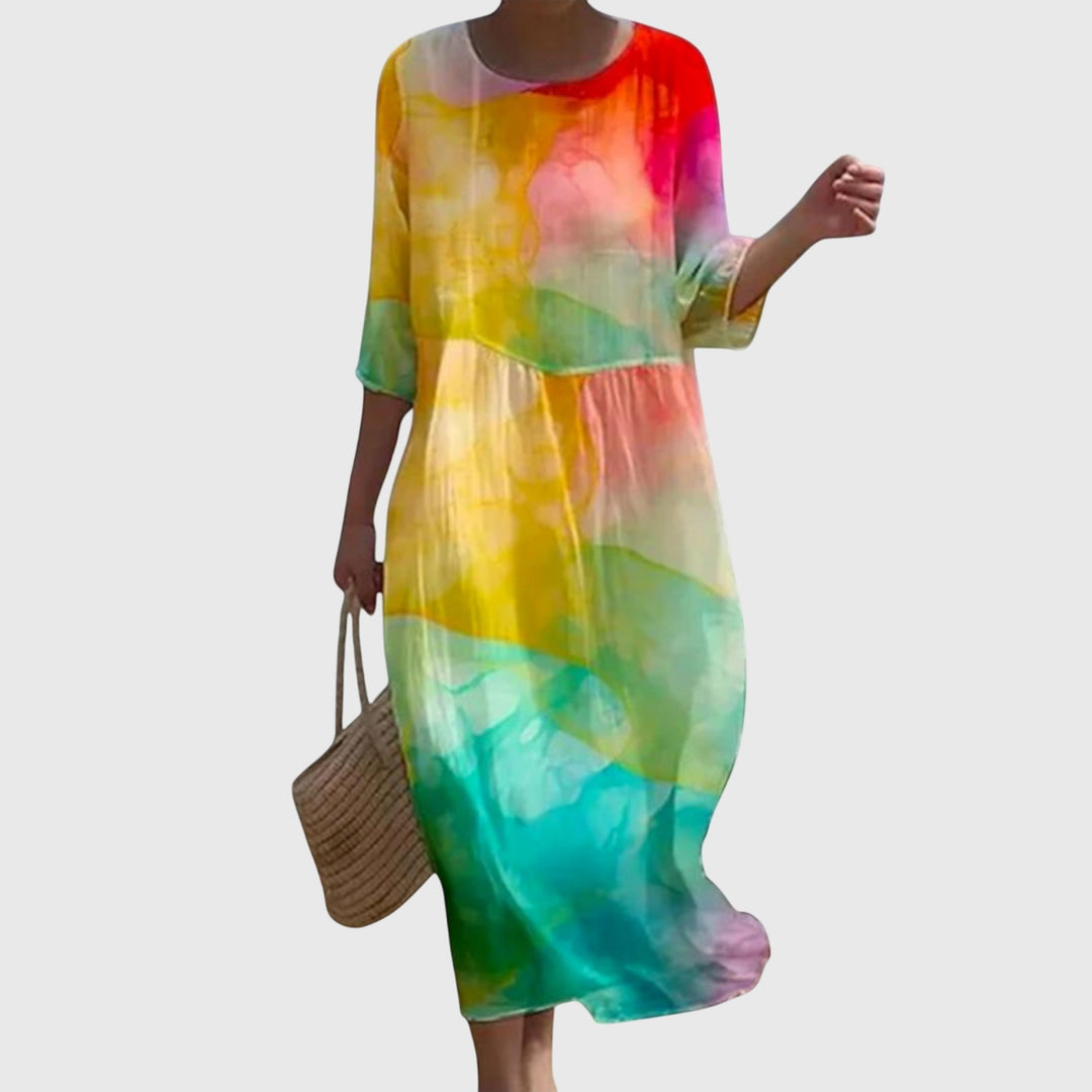 Hayley™ | Robe Maxi Fleurie Élégante