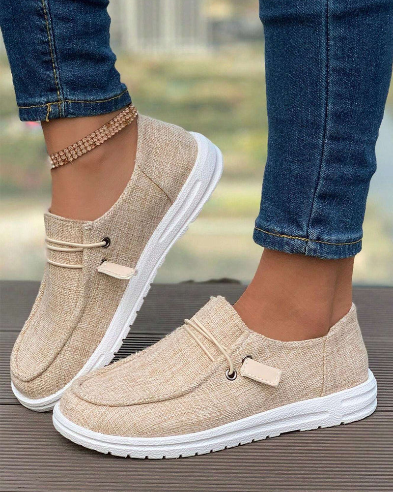 Ballerines unies à enfiler pour un style décontracté
