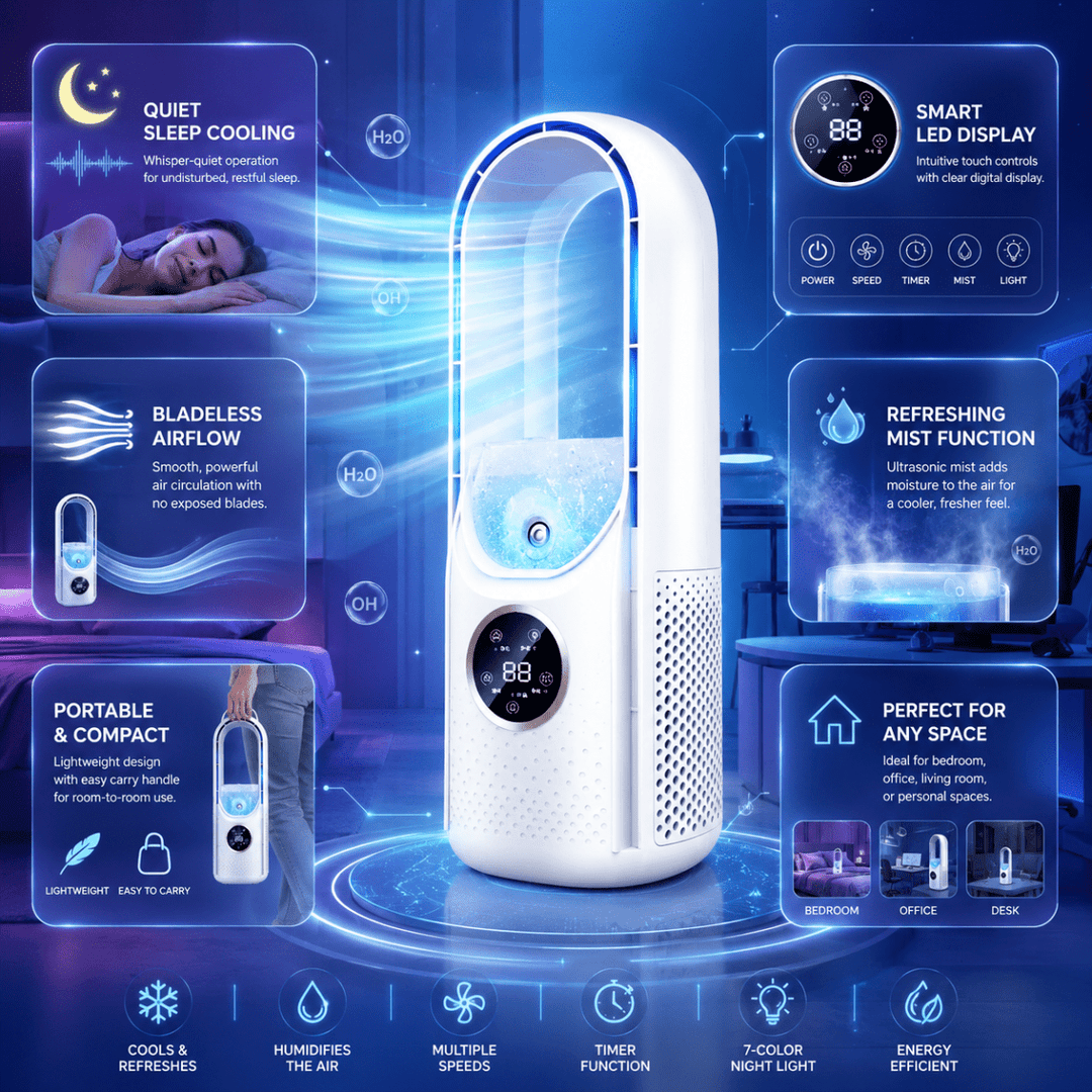 AIRO Vent – Refroidisseurs d'air compacts sans pales 3
