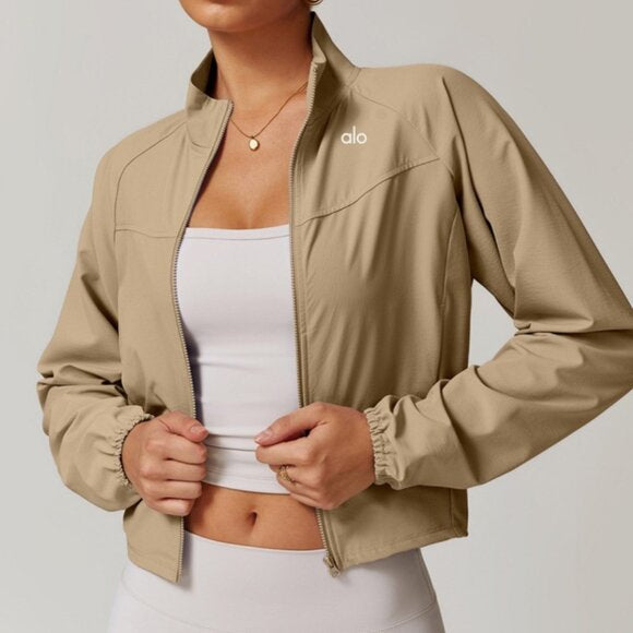 A BEIGE WIND JACKET 0