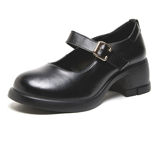 Mary-Jane™| Agnes Leren Mary Janes