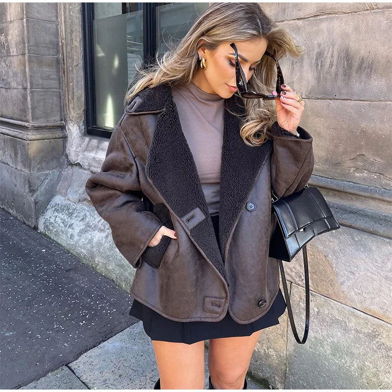 Veste courte pour femme | Veste chaude style moderne pour l’hiver