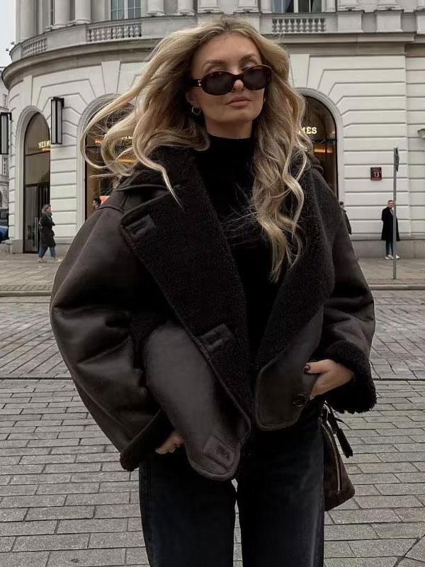 Veste courte pour femme | Veste chaude style moderne pour l’hiver