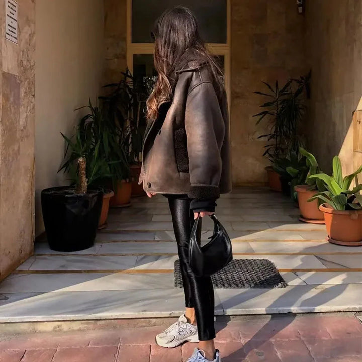 Veste courte pour femme | Veste chaude style moderne pour l’hiver