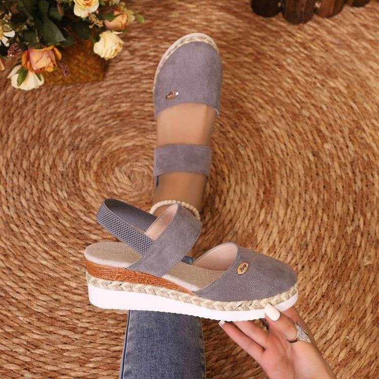 Noora™ | Antonia - Sandales Orthopédiques avec Plateforme, Ventilées et Décontractées