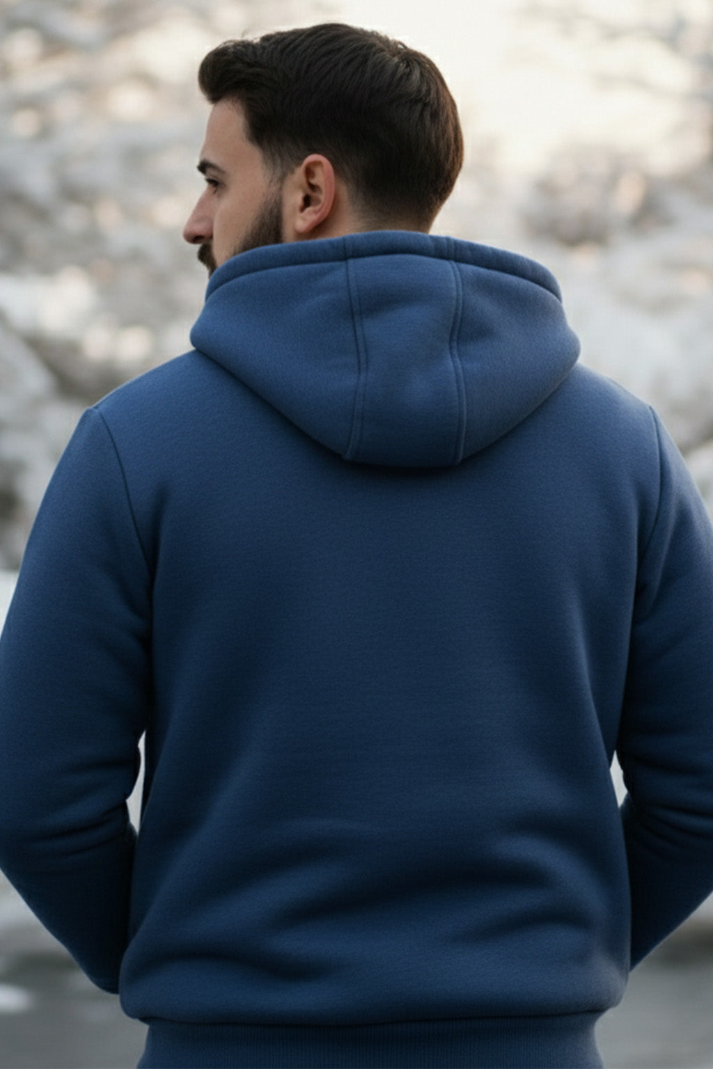 Veste à capuche zippée doublée en sherpa | Lucien