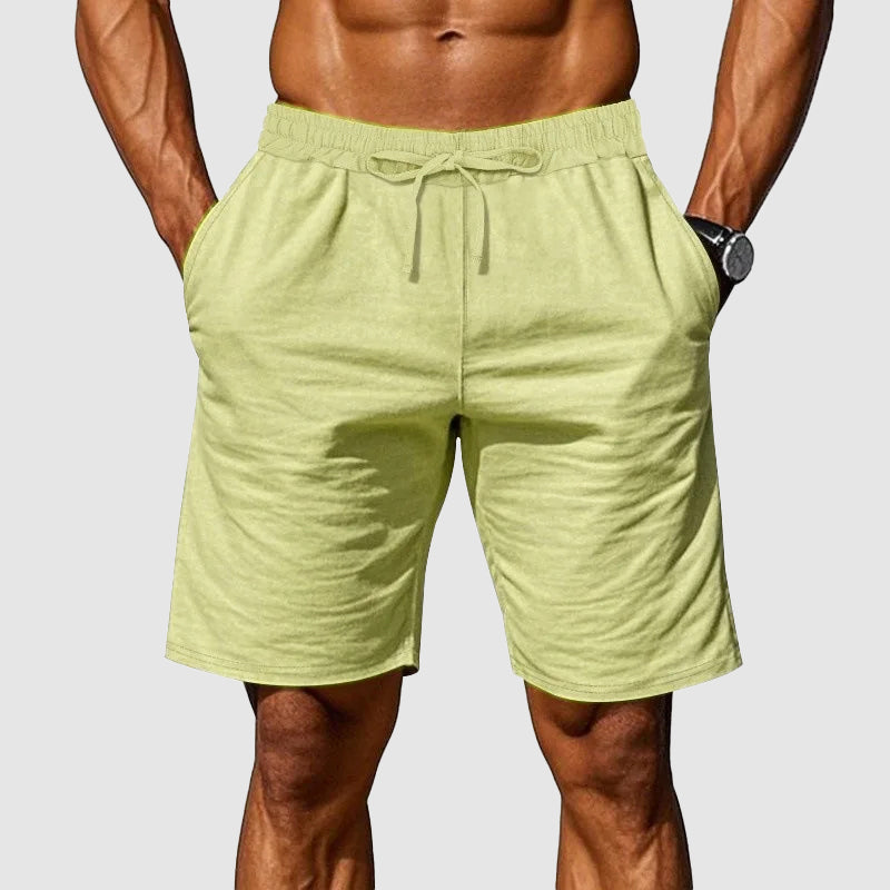 Austin - Short en coton respirant à taille élastique pour homme 0