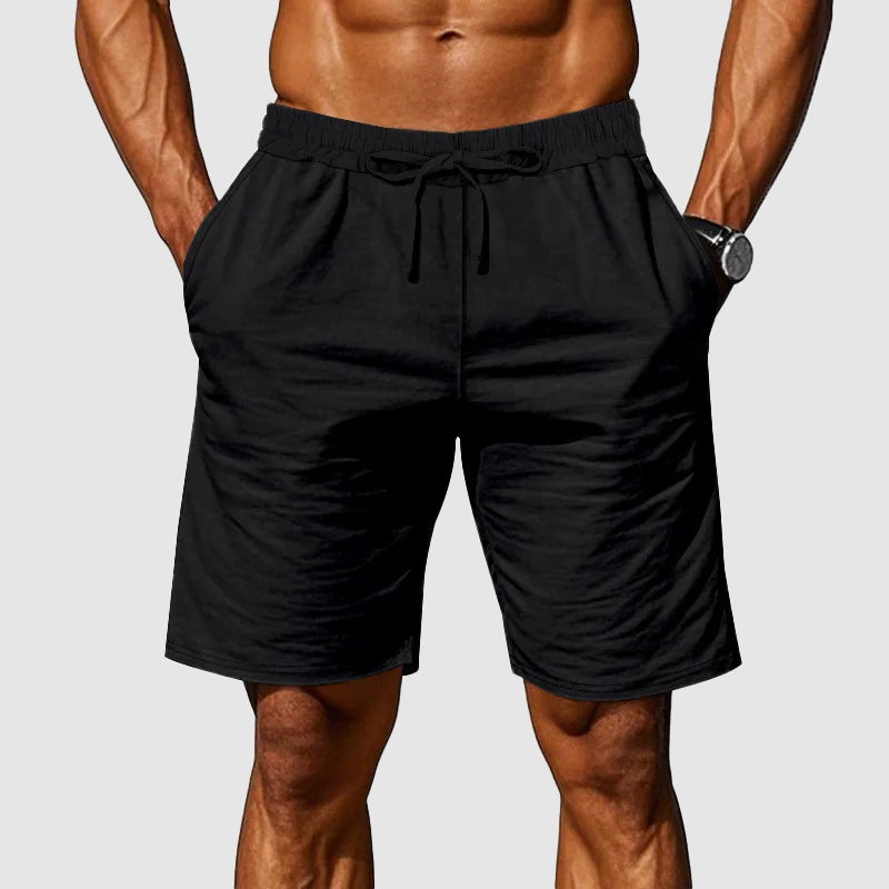 Austin - Short en coton respirant à taille élastique pour homme 4