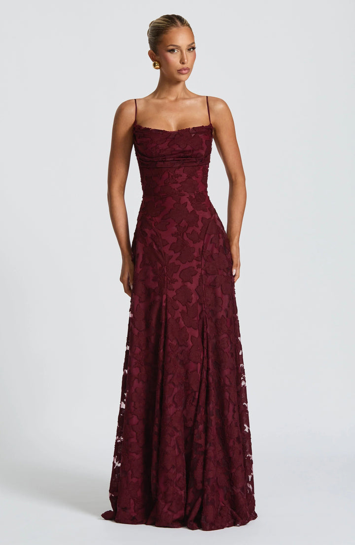 Aveline | Robe longue corset en dentelle élégante - Robe de soirée glamour 1