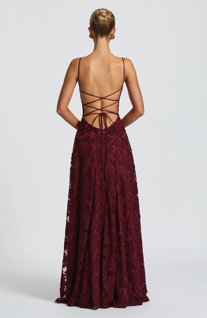 Aveline | Robe longue corset en dentelle élégante - Robe de soirée glamour 7