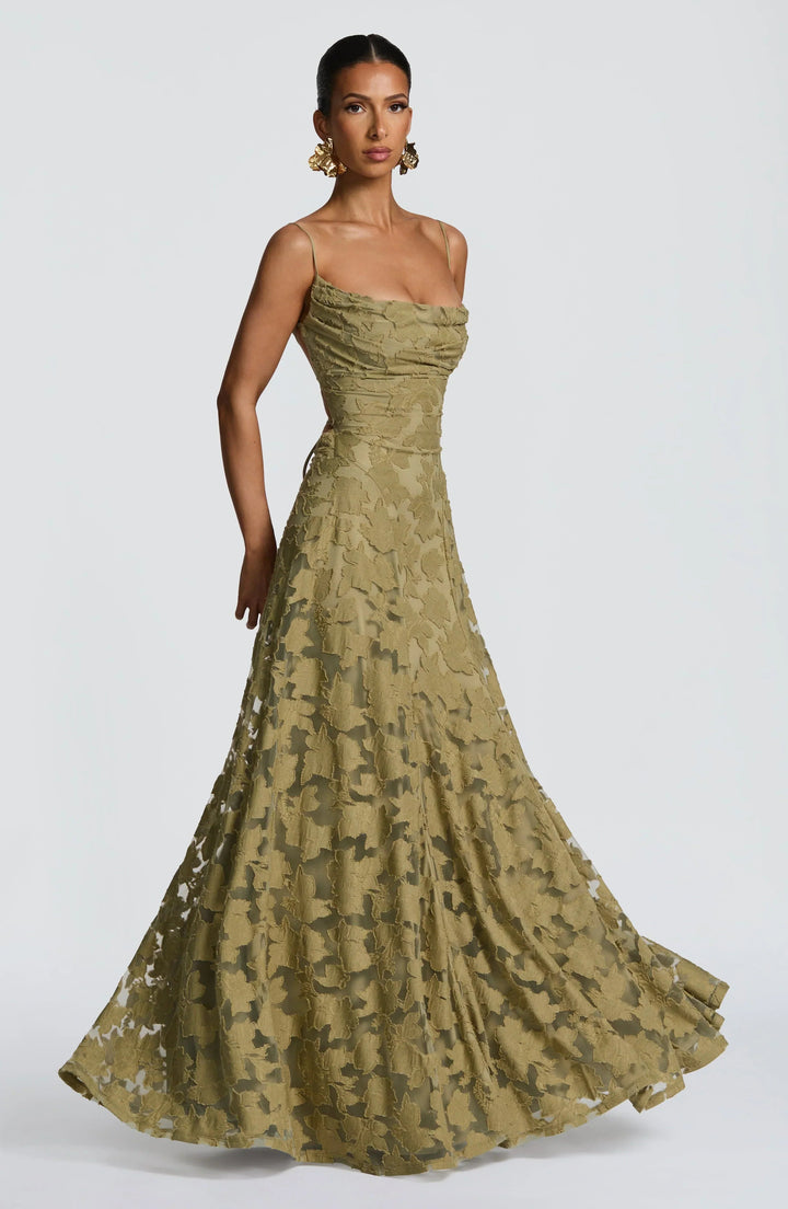 Aveline | Robe longue corset en dentelle élégante - Robe de soirée glamour 8