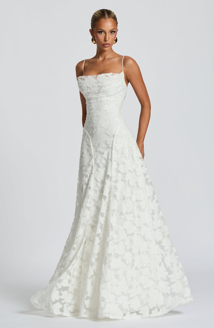 Aveline | Robe longue corset en dentelle élégante - Robe de soirée glamour 9
