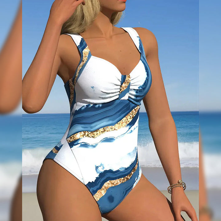 Printed One-Piece Bikini
