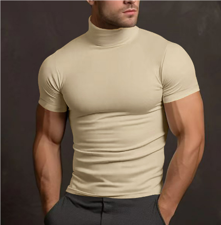 Bellivaro | T-shirt à col roulé pour homme – Élégant, coupe ajustée et parfait pour un usage quotidien 2