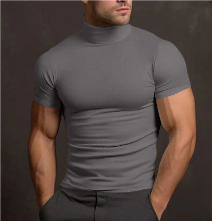 Bellivaro | T-shirt à col roulé pour homme – Élégant, coupe ajustée et parfait pour un usage quotidien 3