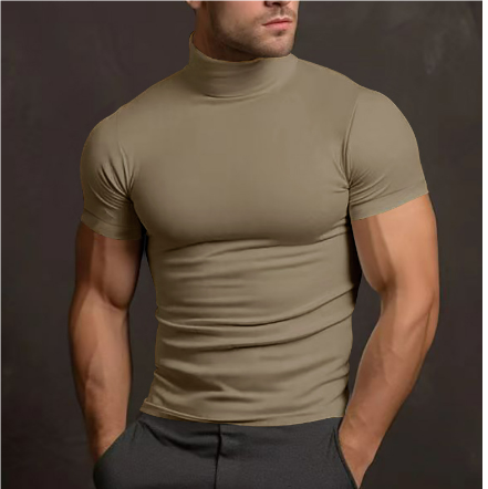 Bellivaro | T-shirt à col roulé pour homme – Élégant, coupe ajustée et parfait pour un usage quotidien 4