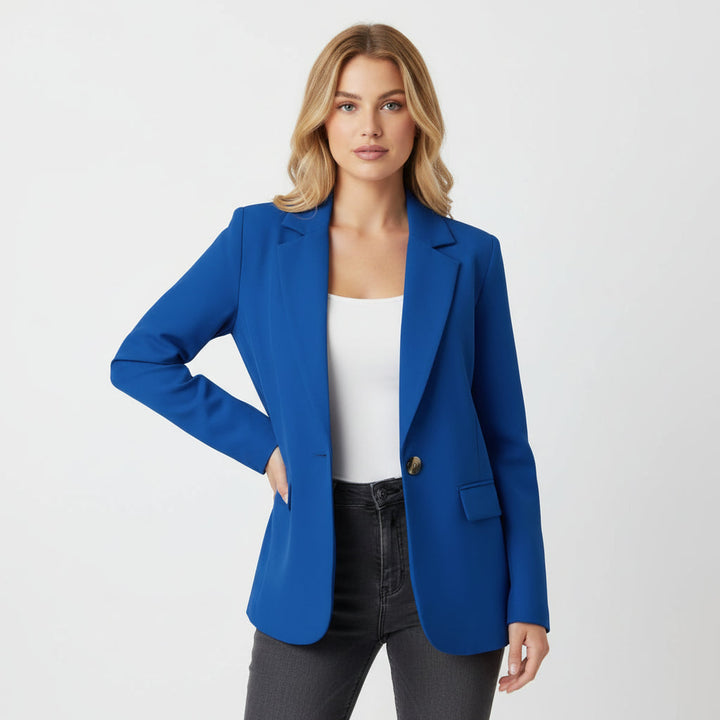 Blazer tailleur à col châle pour femme 2