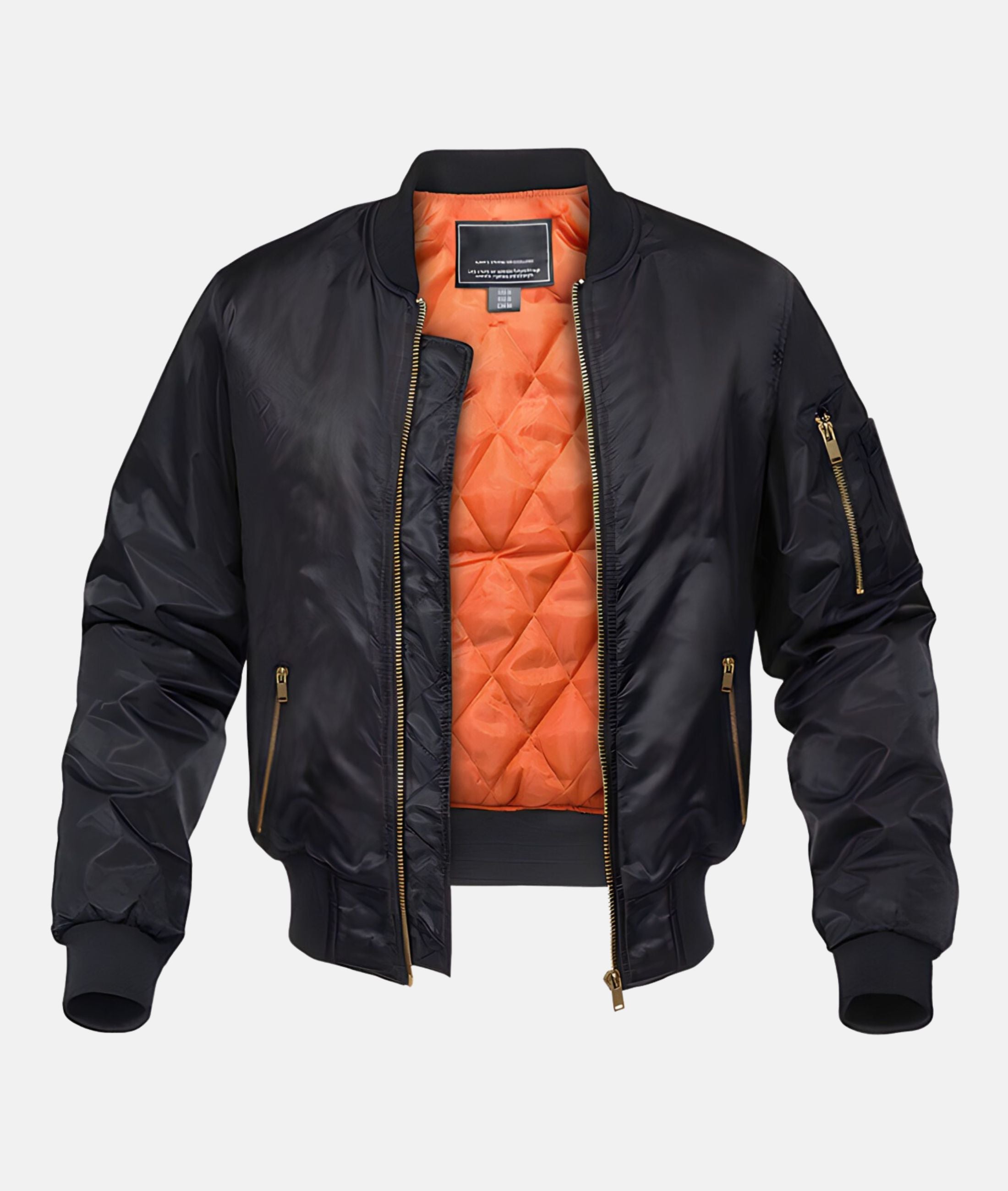 Blouson aviateur homme poignets zippés usage quotidien