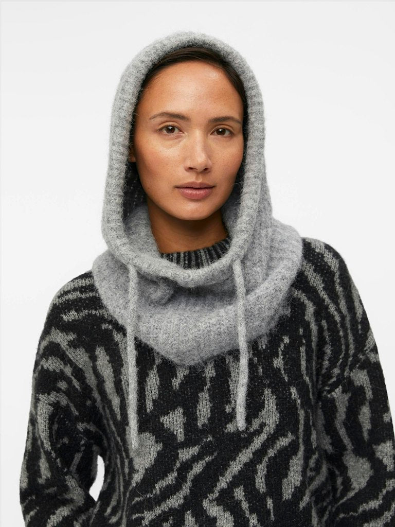 Bonnet à capuche pour femme | Modèle tricoté avec capuche cousue 2