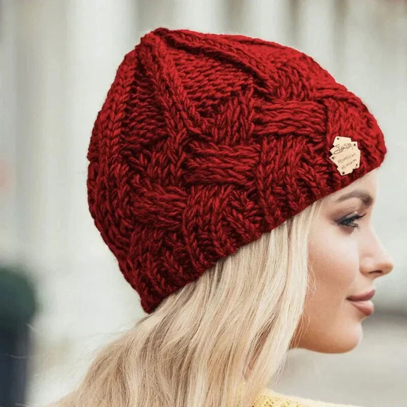 Bonnet en maille pour femme | Coupe élastique 3