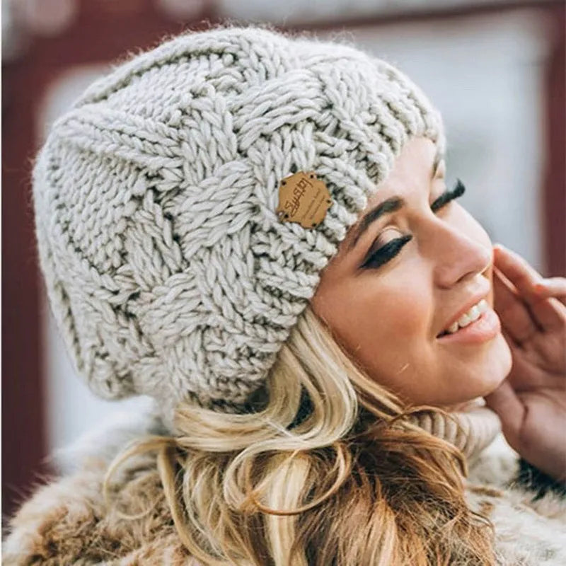 Bonnet en maille pour femme | Coupe élastique 4