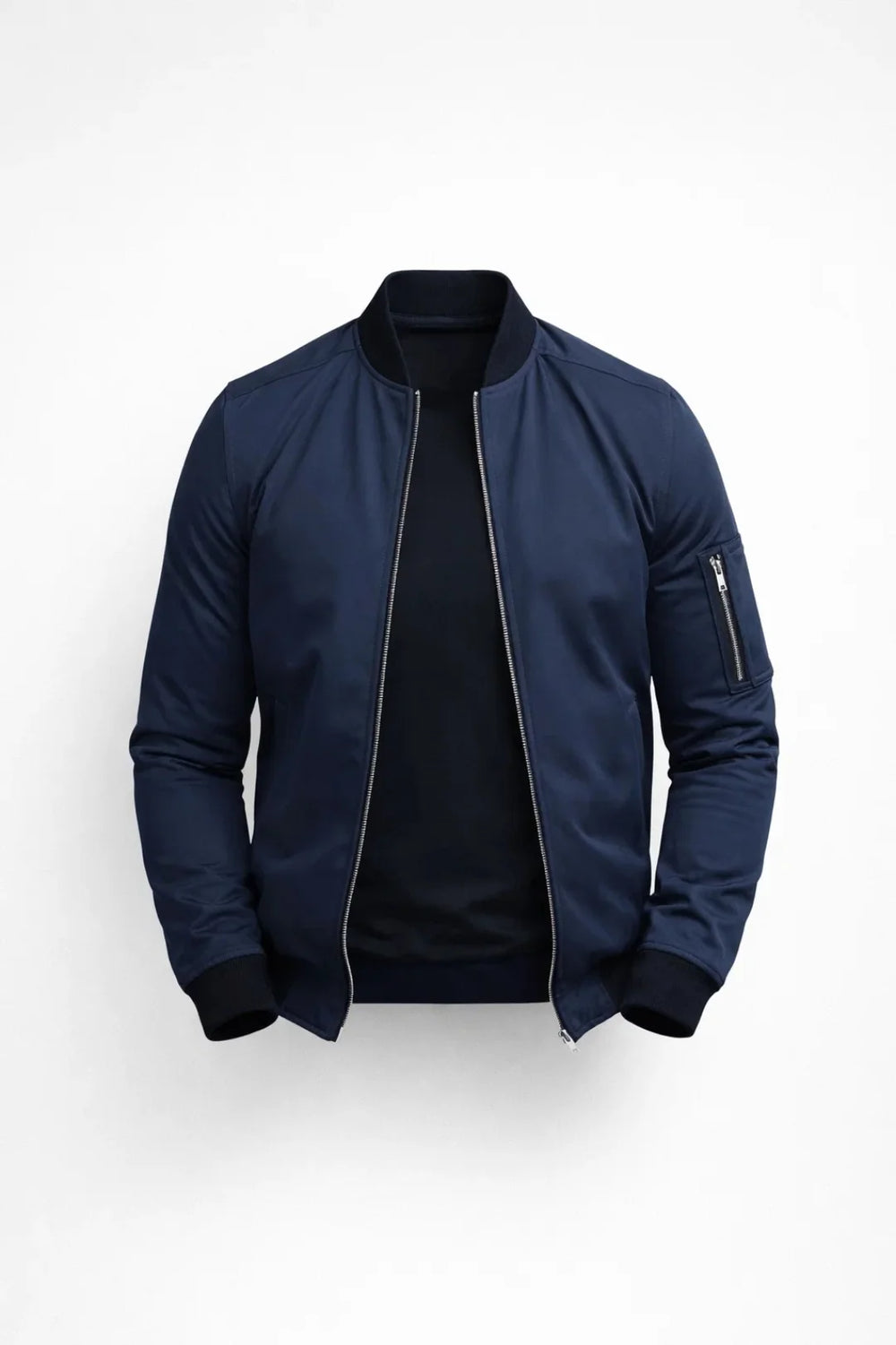Boreal Blouson Homme | Veste Légère Bomber Col Teddy Zippé 1