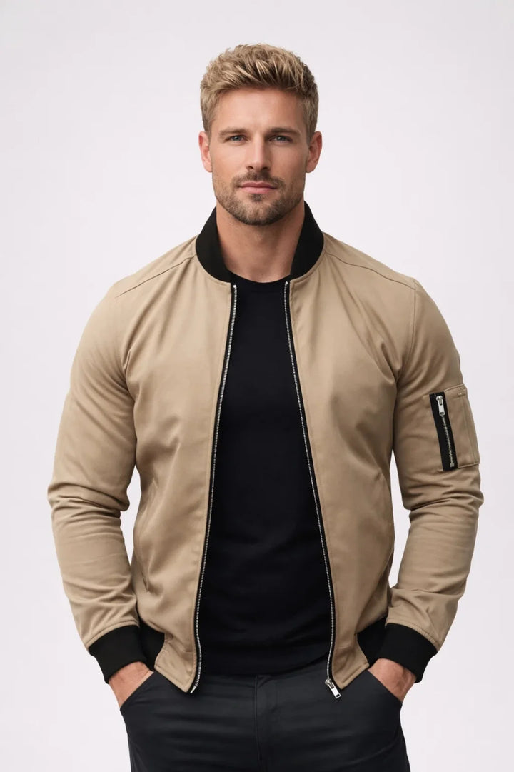 Boreal Blouson Homme | Veste Légère Bomber Col Teddy Zippé 2