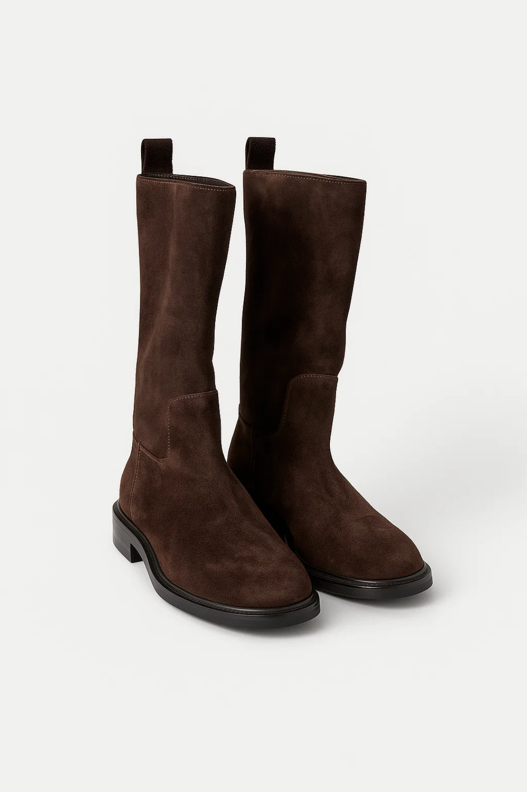 Bottes mi-mollet pour femme | Bottes d’hiver à bout rond