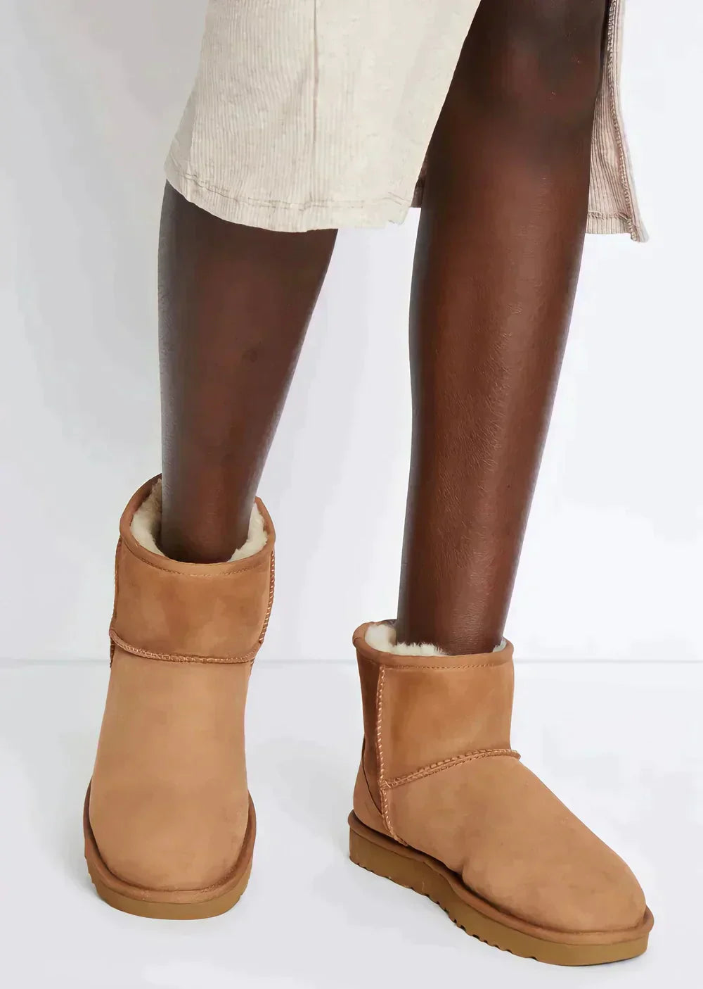 Bottes d’hiver pour femme | Chaussures courtes à semelle épaisse