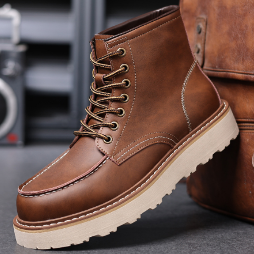 Bottes d’hiver isolées pour homme | Chaussures montantes robustes