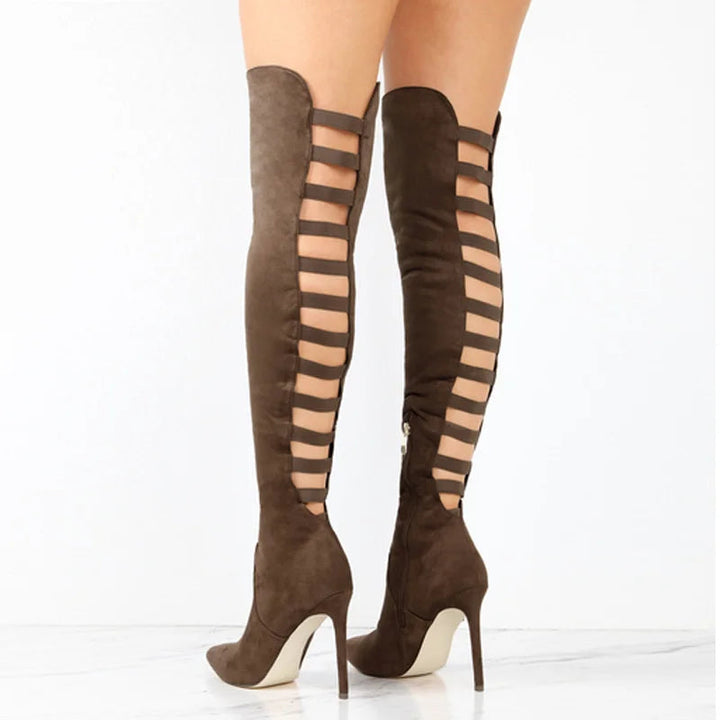 Bottes hautes à talons pour femmes 3
