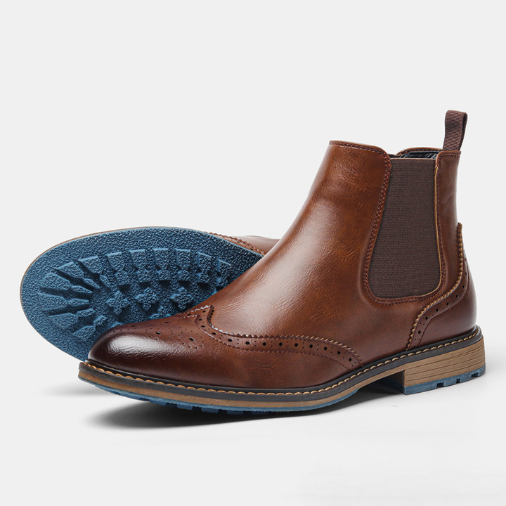 Bottines Chelsea homme à Bout arrondi 0
