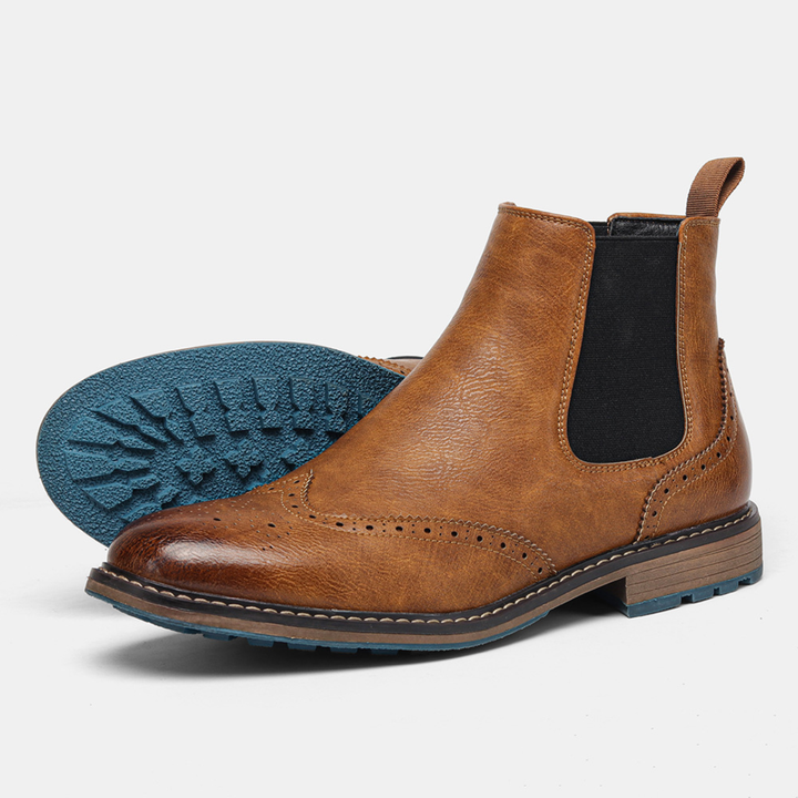 Bottines Chelsea homme à Bout arrondi 1