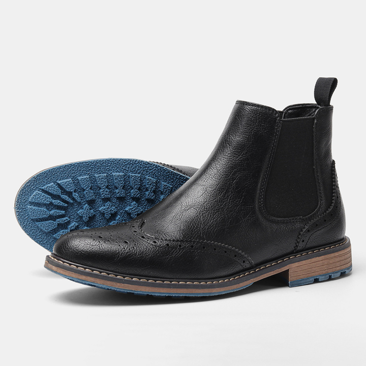 Bottines Chelsea homme à Bout arrondi 3
