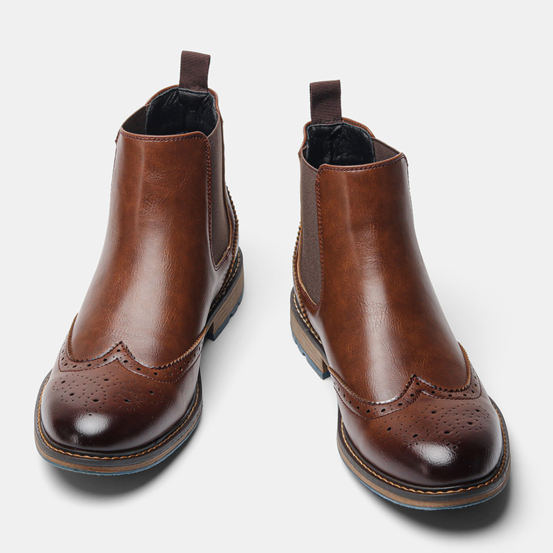 Bottines Chelsea homme à Bout arrondi 4