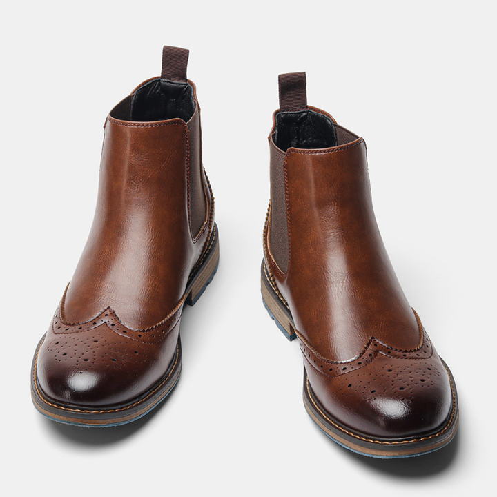 Bottines Chelsea homme à Bout arrondi 4