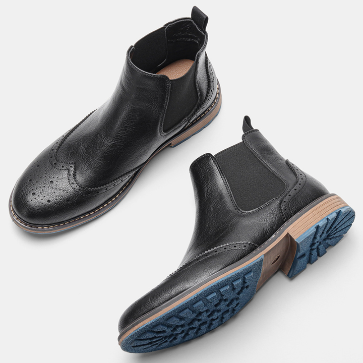 Bottines Chelsea homme à Bout arrondi 5