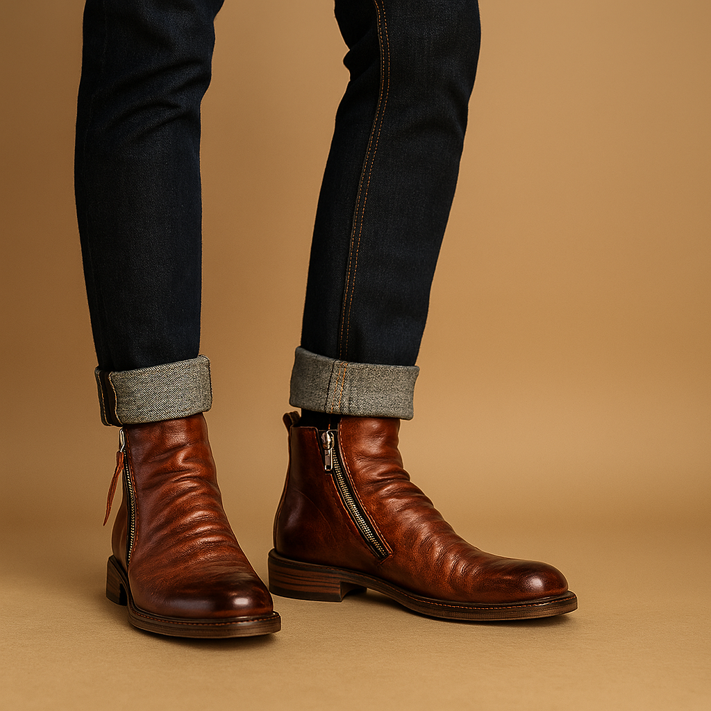 Chaussures pour hommes | Bottines avec tige montante pour usage quotidien